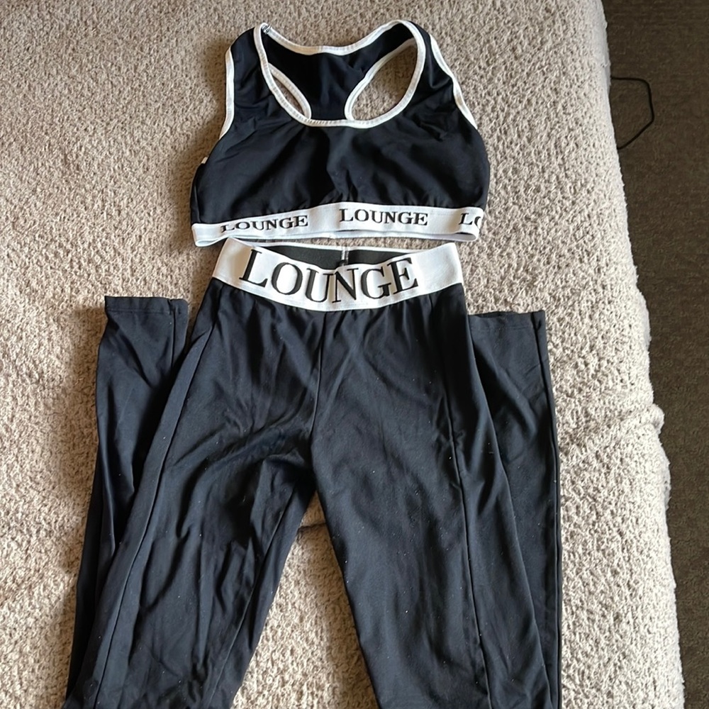 Lounge Leghings and Bra Set